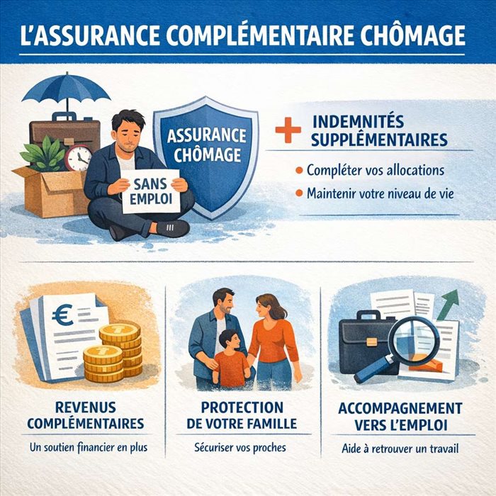 Qu’est-ce que l’assurance complémentaire chômage privée et comment fonctionne-t-elle??