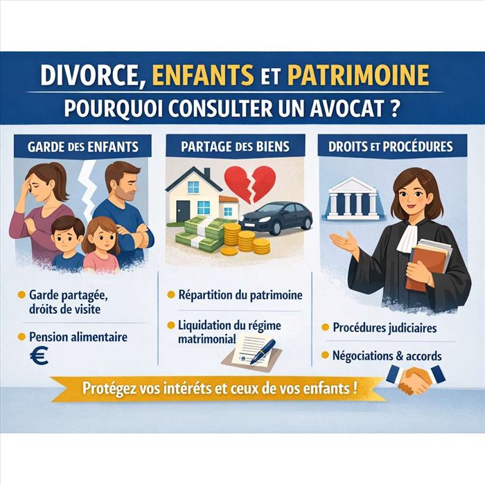 Divorce, enfants et patrimoine : pourquoi consulter un avocat ?