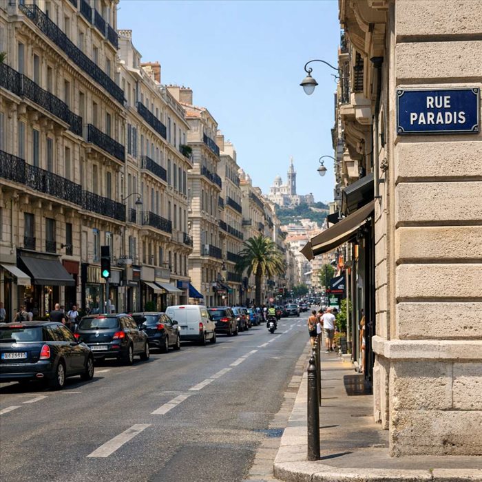 Rue Paradis à Marseille : histoire, commerces et cadre de vie