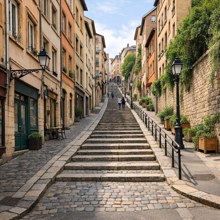 Montée de la Grande-Côte à Lyon : histoire, balade et vues